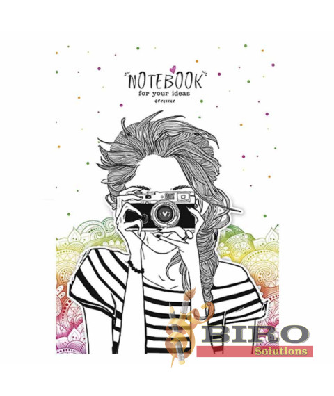 Carnet pentru notițe A6, 50 foi, pătrățele, Shkolyarik Student